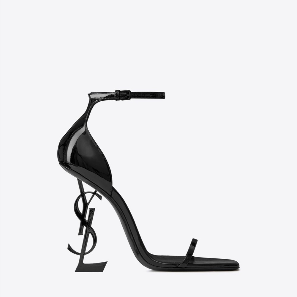 Yves Saint Laurent-OPYUM SANDALS IN PATENT LEATHER
